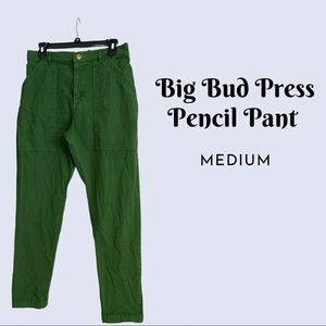 Green Big Bud Press Pencil Pant